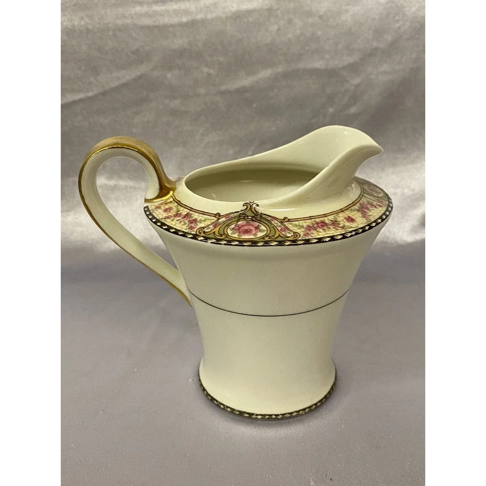 Theodore Haviland Limoges France Creamer Pink Rose 4